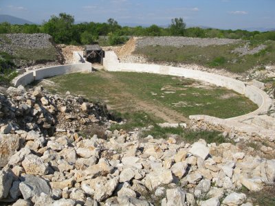Burnum - archeological site in the National park Krka