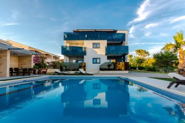 Luxury apartments Miracle with swimming pool, island Vir, foto 8
